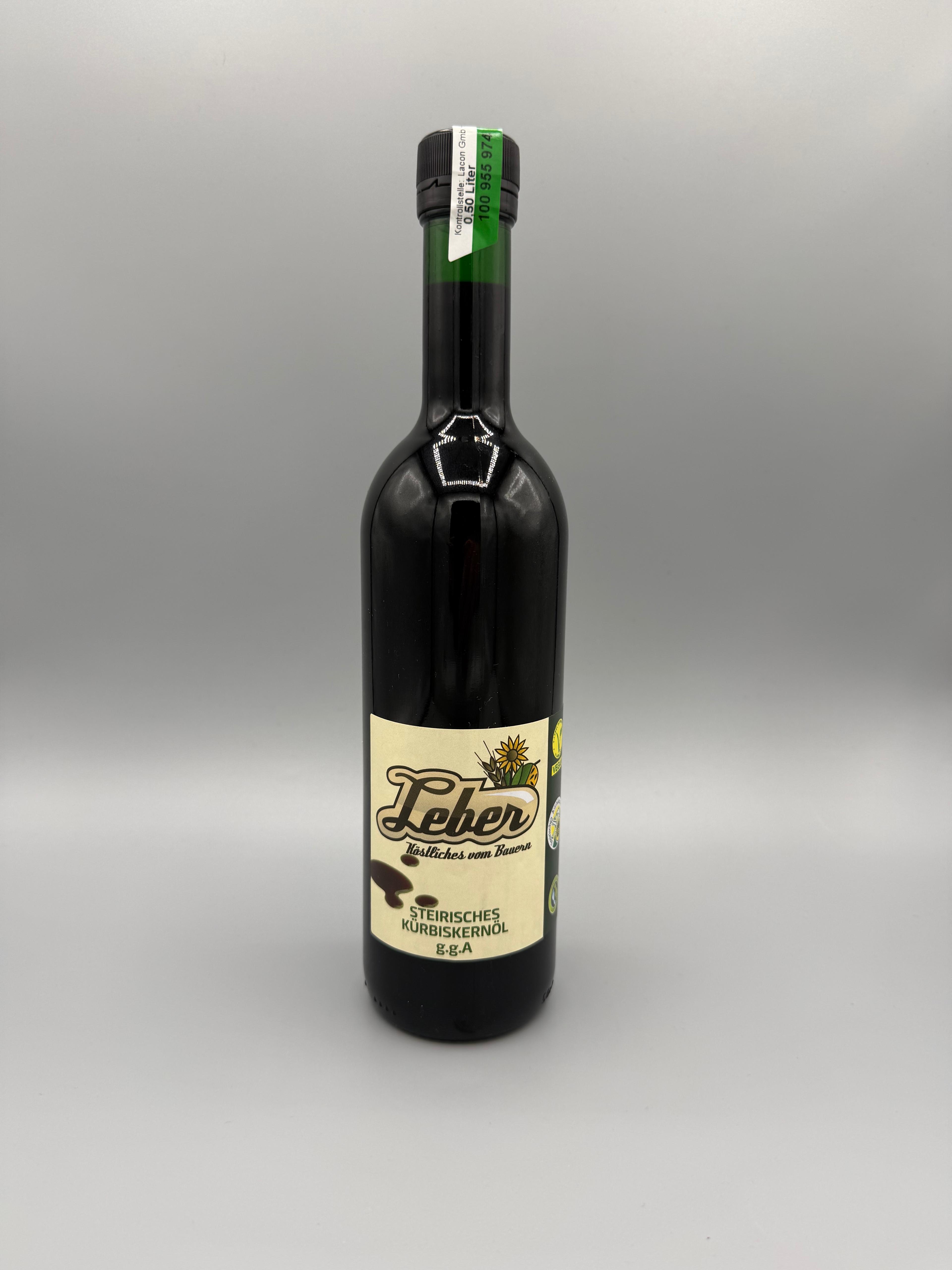 Kürbiskernöl Flasche 0,5 l